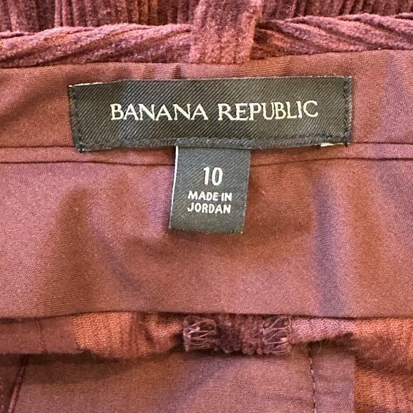 Banana Republic Rivoli Relaxed Corduroy Wide Leg Dress Pants Women's Size 10 - Picture 4 of 10